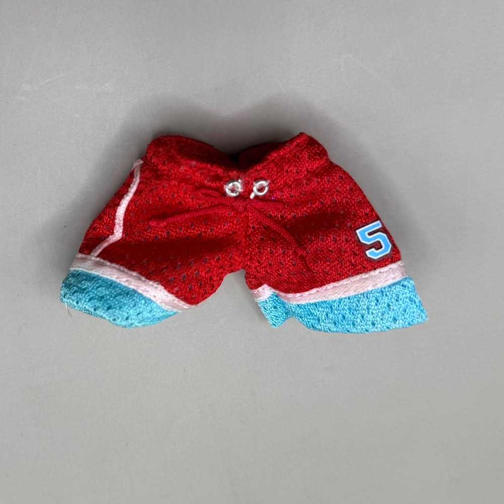 Bratz Play Sportz Soccer Cloe Red Mesh Shorts Doll Clothing Accessory Number 5